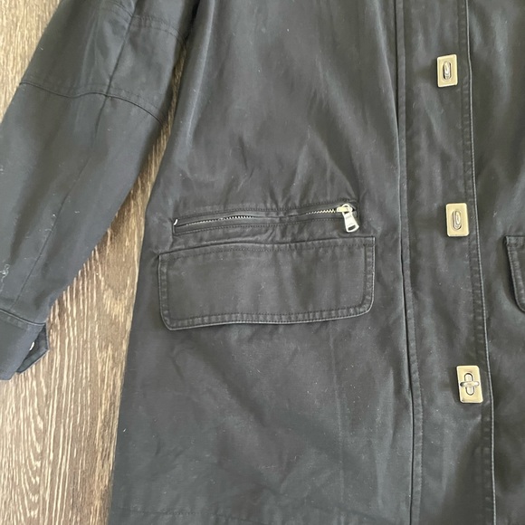 Ralph Lauren  Exclusive Black Coat Medium - Picture 8 of 14